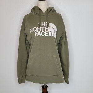 The North Face | Womens Army Green Half Dome Pullover Hoodie Size Medium